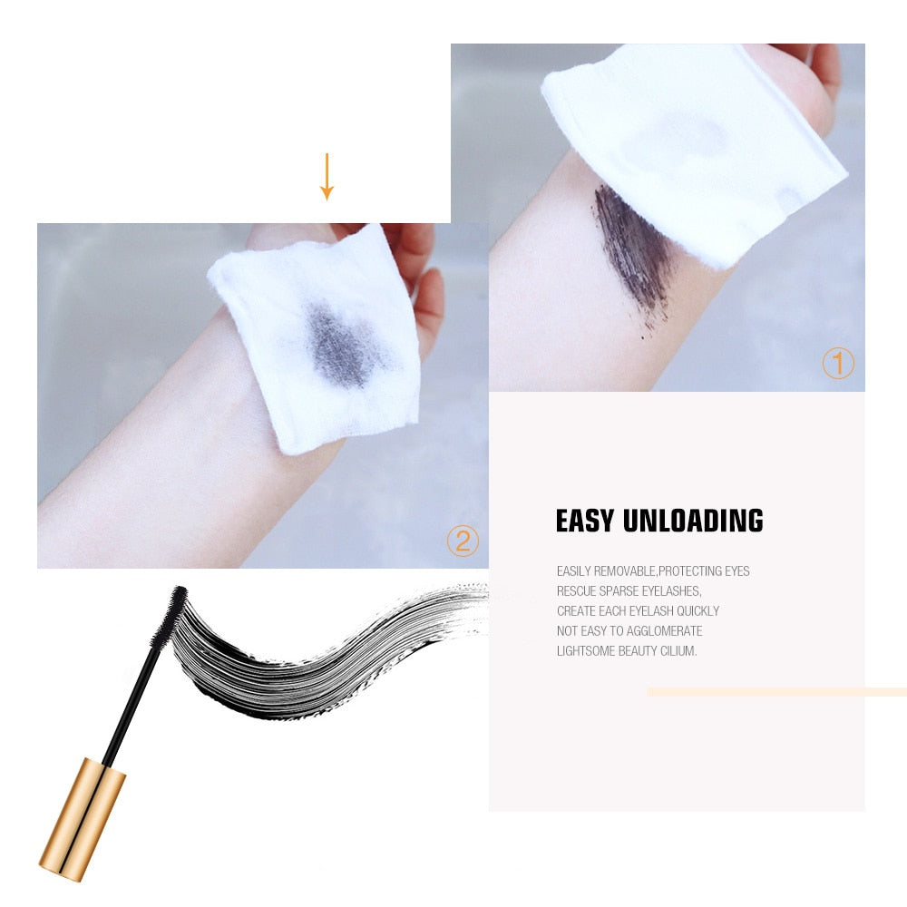 O.TWO.O 3D Mascara Lengthening Black Lash Eyelash Extension  Gold Color