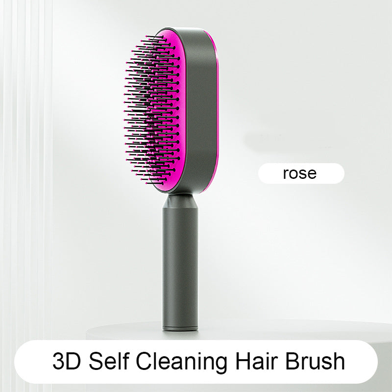 Self Cleaning Hair Brush For Women